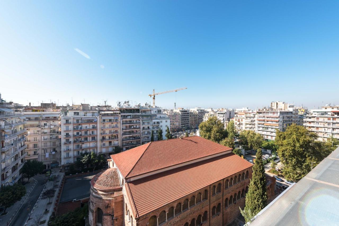 Apartament Penthouse Level 8, Nilie Hospitality Mgmt Saloniki Zewnętrze zdjęcie